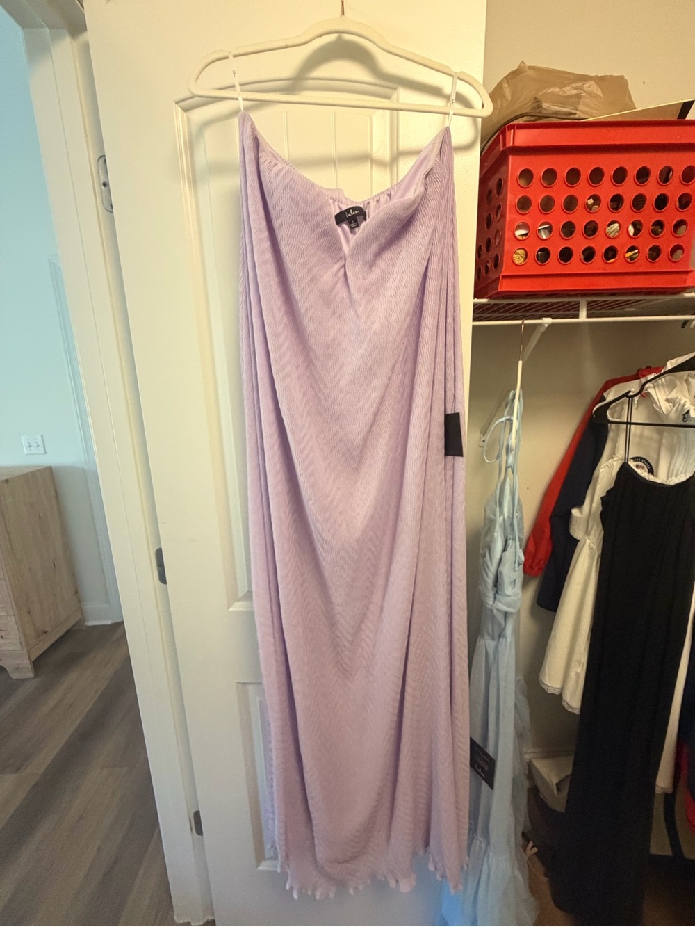 Lulu's Light Lilac Slip Maxi Dress